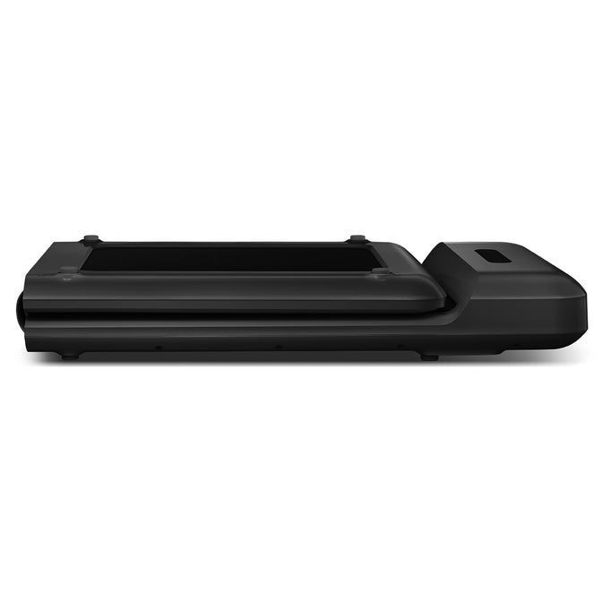 WalkingPad C2 Black with 180cm Dual Motor Automatic Standing Desk in White and Cable Management Tray
