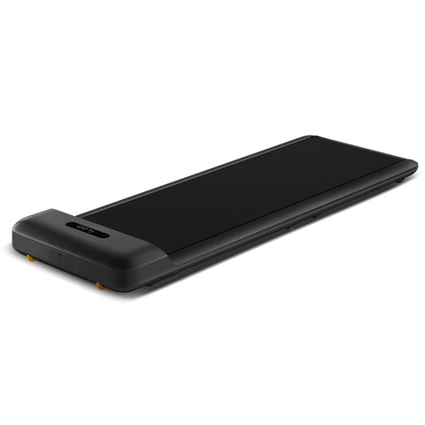 WalkingPad C2 Black with 150cm Dual Motor Automatic Standing Desk in Oak and Cable Management Tray