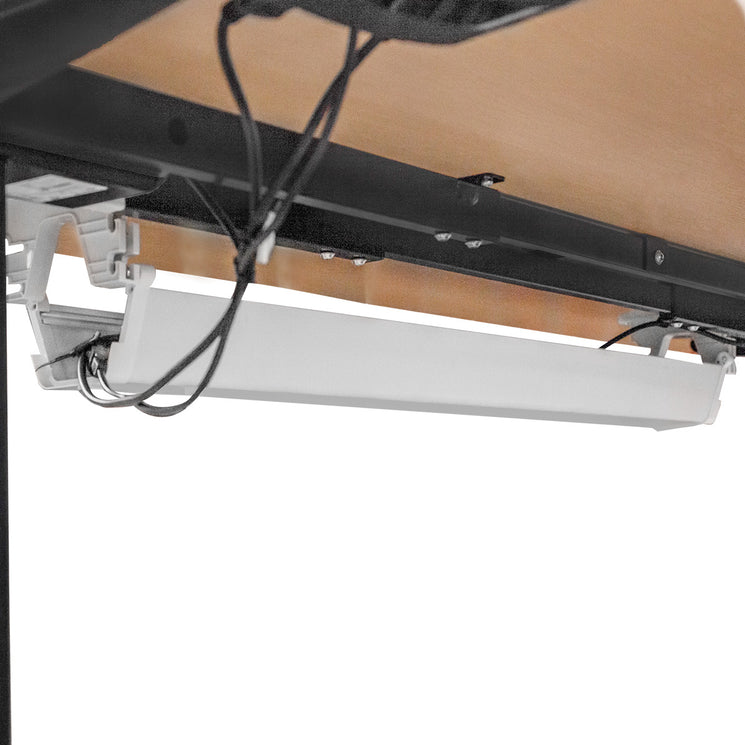 WalkingPad MC21 with Dual Motor Automatic Standing Desk 150cm in Oak and Cable Management